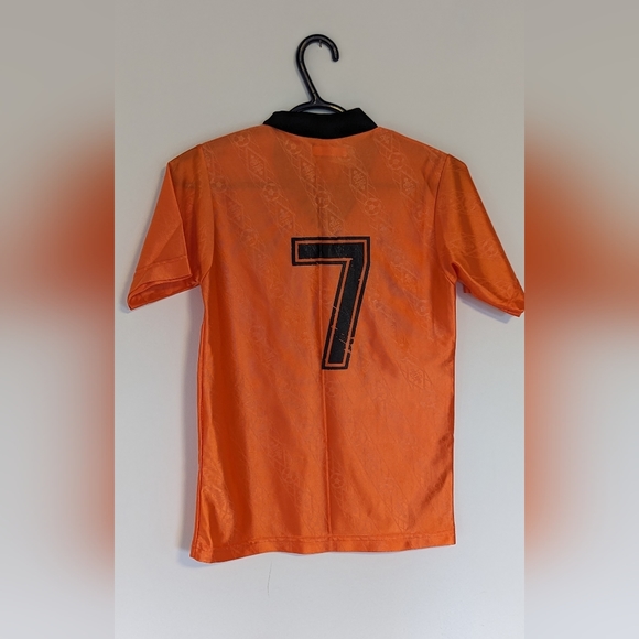 Orange Soccer Jersey (#7) - Youth Size Large - Picture 3 of 3